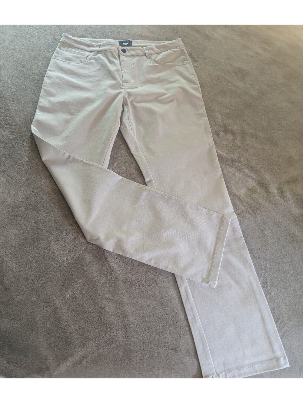 NWT AWAY MEN'S TRAVEL PANTS THE STAPLE STRETCH PERFORMANCE IN SAND | SIZE 34